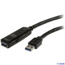 ■スターテック USB 3.0ケーブル/3m/延長ケーブル/Type-A - Type-A/5Gbps/オス-メス/ブラック/タイプA USB3AAEXT3M(...