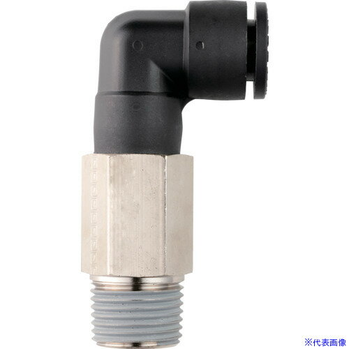 ■潤工社 ワンタッチ継手Mシリーズ ロングエルボ 10mm PT1/2 PLLM10PT12PM(5727699)×20[送料別途お見積り][法人限定][掲外取寄]