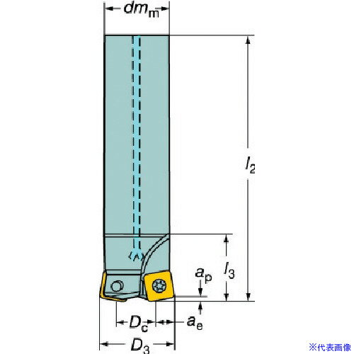 ■サンドビック コロミル210カッター(450) R210063Q2209H(5737320)[送料別途見積り][法人・事業所限定][掲外取寄]