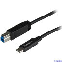 ■スターテック USB-Cケーブル/1m/USB 3.2 Gen2/10Gbps/Type-C - Type-B/オスオス/タイプB USB31CB1M(574...