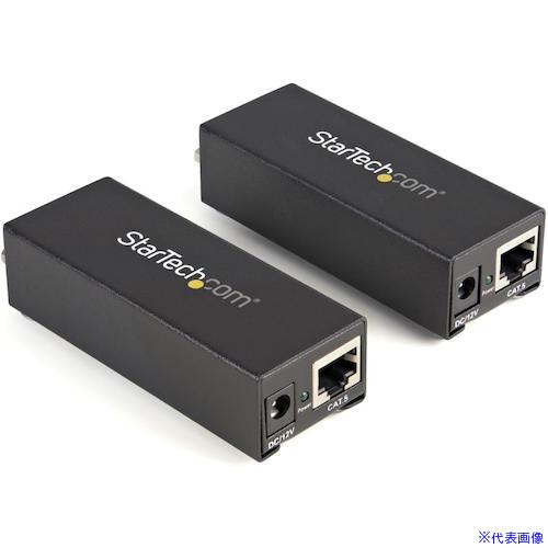 オレンジブック トラスコ中山　TRUSCOStarTech VGAエクステンダー/Cat5/アナログRGBビデオディスプレイ延長器/最大80m/送信機・受信機セット 〔品番:ST121UTPEP〕[ 注番:5745344]特長●VGAビデオを最大80mまで延長するエクステンダーキットです。●送信側と受信側を単一接続で結ぶエンド・ツー・エンドソリューションを提供します。●取り付け金具が製品に付属しています。仕様●最大解像度：1920×1200 @ 50m(164ft)、1280×1024 @ 80m(260ft)●インターフェース：RJ-45●入力数：1●出力数：1●最大解像度/延長距離：1920×1200 @ 50m(164ft)、1280×1024 @ 80m(260ft)●入力インターフェース：VGA（高密度D-Sub）[15ピン]●出力インターフェース：VGA（高密度D-Sub）[15ピン]仕様2●材質：アルミ●色：ブラック●DCプラグセンターの極性：ポジティブ●プラグ形状：M●出力電圧：12 VDC●出力電流：0.6A●消費電力：7.2 W●電力供給方法：付属ACアダプタ●使用ケーブル：カテゴリ5 UTP●ポート数：1材質/仕上セット内容/付属品注意原産国（名称）台湾JANコード本体質量263gオレンジブック トラスコ中山　TRUSCOStarTech VGAエクステンダー/Cat5/アナログRGBビデオディスプレイ延長器/最大80m/送信機・受信機セット 〔品番:ST121UTPEP〕[注番:5745344][本体質量：263g]《包装時基本サイズ：315×140×60》〔包装時質量：795g〕分類》電子機器》電気・電子部品》通信機器☆納期情報：オレンジブック掲載以外でメーカー直送品（送料元払い）【法人限定＝会社名ご記入お願い致します。】※北海道・沖縄・離島は運賃別途商品も含む