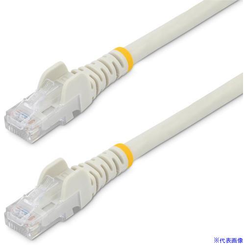 ■StarTech カテゴリ6 LANケーブル/2m/ホワイト/ギガビットイーサネットケーブル/ツメ折れ防止機構付/CA..