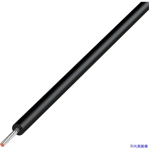 ■KYОWA UL耐熱ビニル絶縁電線 UL1007AWG26BK610M(5772442)[送料別途お見積り][法人限定][掲外取寄]