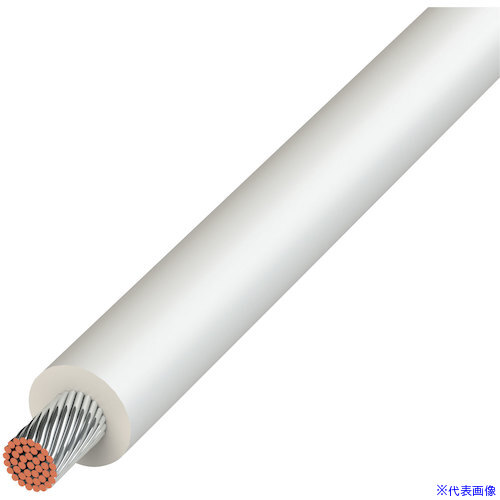 ■KYОWA UL耐熱ビニル絶縁電線 UL1015AWG14WH153M(5772458)[送料別途見積り][法人・事業所限定][外直送]