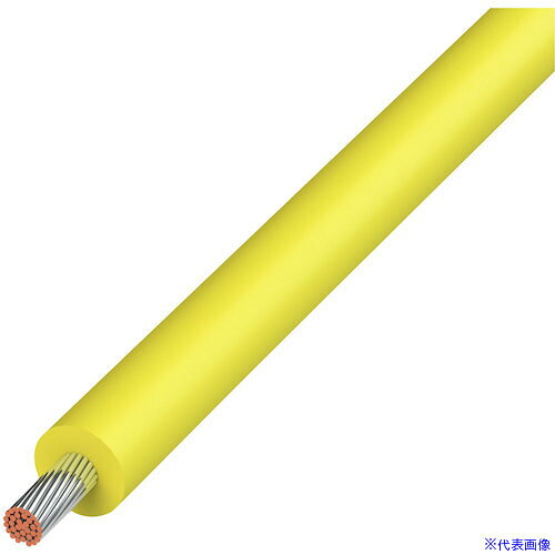 ■KYОWA UL耐熱ビニル絶縁電線 UL1015AWG18YL305M(5772464)[送料別途お見積り][法人限定][掲外取寄]