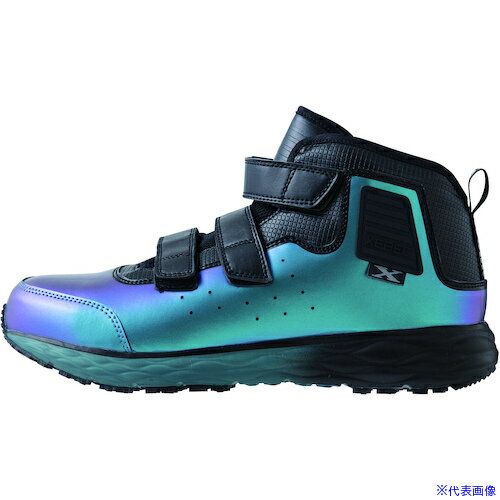 ■XEBEC プロスニーカー85155−401−265 ブルーメタリック 85155401265(5775597)[送料別途お見積り][法人..