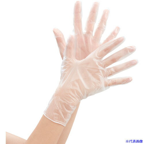 ■オオサキメディカル プラスハート プラスチック手袋ソフト パウダーフリー S 透明 100枚入 70007(5780..