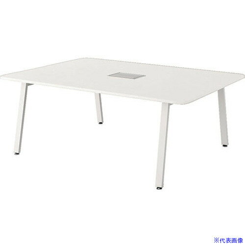 オレンジブック トラスコ中山　TRUSCONAIKI ミーティングテーブル 〔品番:RXM2014HWHP〕[ 注番:5785131]特長●八の字型に広がる斜め脚や本体・天板カラーなど、意匠のこだわりをすみずみに感じる商品です。●カジュアル...