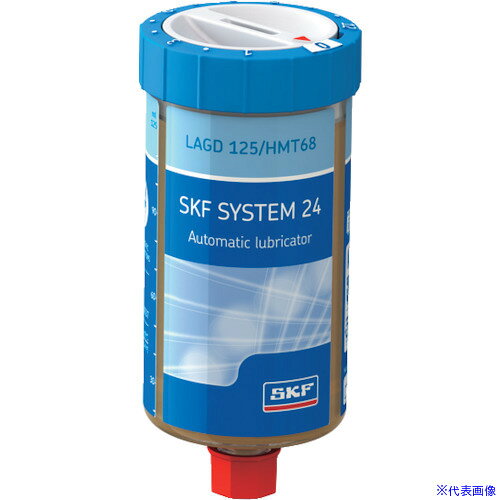 オレンジブック トラスコ中山　TRUSCOSKF SYSTEM24 ガス式自動給油器 LAGD125/HMT68 中温用オイル 125CC 〔品番:LAGD125HMT68〕[ 注番:5789675]特長●LAGDシリーズはガス式シングルポイント自動潤滑装置です。●従業員の安全向上、機械の信頼性増大、保守整備作業の最適化などの利点があります。用途●チェーン仕様●グリス容量(cc)：125●高さ(mm)：121●幅(mm)：50●オイル吐出期間：1-12ヶ月で設定●給油箇所：1●タイプ：ガス式●ちょう度：2●給油サイクル：常時稼働●グリス吐出期間：1-12ヶ月で設定●取付ねじ寸法：R 1/4●最大圧力(MPa)：0.5 (起動時)●保護等級：IP 68●電源電圧：内蔵電池●品名：LHMT 68。中温用チェーンオイル●最長供給長さ(mm)：1500●周囲温度範囲(℃)：-20〜+60仕様2●1〜12か月の期間設定が可能な吐出量調整●本質安全認定取得:ゾーン0についてのATEX承認取得●透明な潤滑剤容器により、吐出量の目視確認が可能●小型サイズのため制限のある場所にも設置可能●潤滑剤種類:LHMT 68。チェーンオイル材質/仕上セット内容/付属品注意原産国（名称）スイスJANコード本体質量190gオレンジブック トラスコ中山　TRUSCOSKF SYSTEM24 ガス式自動給油器 LAGD125/HMT68 中温用オイル 125CC 〔品番:LAGD125HMT68〕[注番:5789675][本体質量：190g]《包装時基本サイズ：50×50×115》分類》手作業工具》グリス関連用品》自動給油器☆納期情報：仕入れ先通常在庫品 (欠品の場合有り)