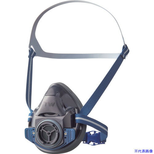 ■シゲマツ 防じん・防毒マスク TW01C ブラック(M)(32702) TW01CBKM(5840027)