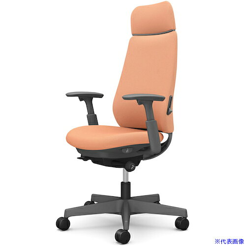 ■OKAMURA ポータム,可動肘,背クッション,EXスタンダードタイプ,ダークグレー,ハンガー無,ランバー有,ウレタンキャスター CF87ZEFKZ7(5848426)[送料別途お見積り][法人限定][外直送]