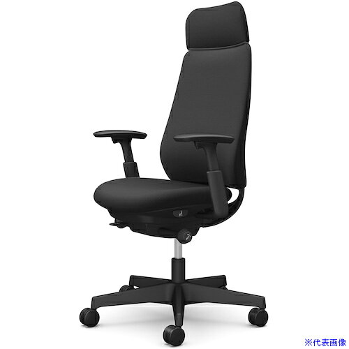 ■OKAMURA ポータム,可動肘,背クッション,EXスタンダードタイプ,ブラックボディ,ハンガー無,ランバー無,ウレタンキャスター CF87ZRFSF1(5856250)[送料別途お見積り][法人限定][外直送]