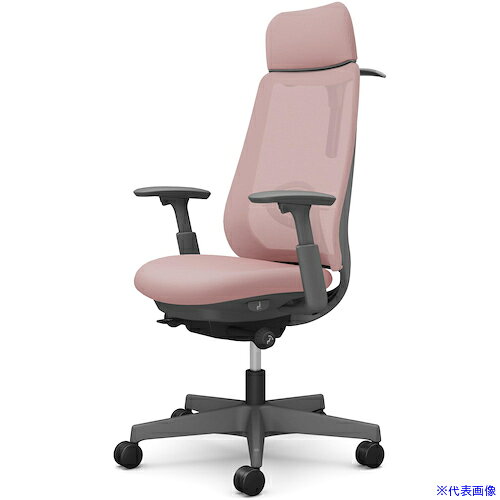 オレンジブック トラスコ中山　TRUSCOOKAMURA ポータム,可動肘,背メッシュ,EXスタンダードタイプ,ダークグレーボディ,ハンガー有,ランバー有,ウレタンキャスター 〔品番:CF86ZEFKA7〕[ 注番:5859282]特長●シンクロリクライニング固定/解除：リクライニングの固定と解除が行えます。（リクライニング角度20°）●座面奥行き調節：座面の奥行き調節が可能です。（ストローク：40mm）●座面高さ調節：座面の上下高さ調節が行えます。（ストローク：92mm）●ベンディング機能：ソフトなクッションが身体をやさしく受けとめ、背もたれの内部樹脂シェルのグリッドが、背中の動きにあわせて変形。長時間のハードワークでも快適です。●異硬度クッション：硬さの異なる3種類のウレタンを一体で成型しました。●座面の前方は太ももを圧迫しないように柔らかく、後方にはお尻をしっかりサポートする硬めのクッションを採用しました。●背フレームに手掛け●コンパクト設計：1000mmの片肘デスクにキレイに収まるコンパクトサイズです。（アジャストアームタイプを除く）仕様●座幅(mm)：505●座奥行(mm)：400〜440●座面高さ(mm)：420〜512●幅(mm)：635●奥行(mm)：622●高さ(mm)：1177●張地：ペールピンク●背面色：ダークグレーボディ●座面色：ペールピンク●脚色：ダークグレー仕様2●機能とサステナブルを両立した、新たなスタンダードシーティング材質/仕上セット内容/付属品注意●お見積・ご注文にはエンドユーザー様の情報が必須となっております。●自社便での配送につき、個人宅への配送は不可とさせていただきます。原産国（名称）日本JANコード本体質量23.7kgオレンジブック トラスコ中山　TRUSCOOKAMURA ポータム,可動肘,背メッシュ,EXスタンダードタイプ,ダークグレーボディ,ハンガー有,ランバー有,ウレタンキャスター 〔品番:CF86ZEFKA7〕[注番:5859282][本体質量：23.7kg]分類》オフィス・住設用品》オフィス家具》オフィスチェア☆納期情報：オレンジブック掲載以外でメーカー直送品【法人限定＝会社名ご記入お願い致します。】