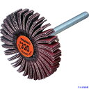 ■TRUSCO セラミックフラップホイール 軸径3mm #320 外径30×幅5×軸長30 (10個入) TCF3005CE320(5882102)