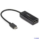 ■スターテック ディスプレイアダプター/USB-C - DisplayPort 1.4/8K、5K、4K対応/TB3互換/ブラック CDP2DP14B(5944...