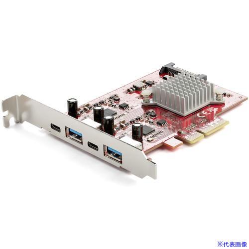 ■スターテック USB増設PCIeカード/2x USB-C + 2x USB-A /10Gbps USB Gen2拡張カード PEXUSB312A2C2V(5946105)