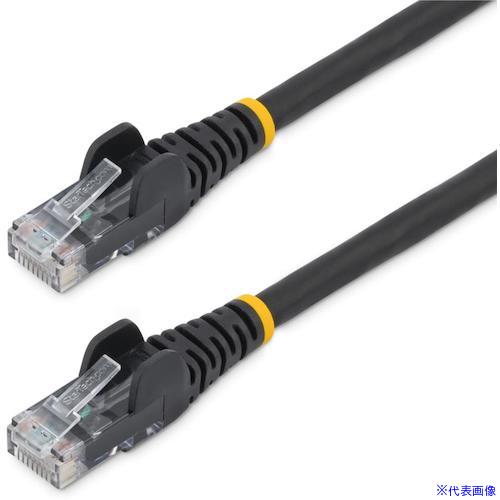 ■スターテック カテゴリ6 LANケーブル/1m/ブラック/低煙ゼロハロゲン/650MHz 10GbE/UTP/ツメ折れ防止 N6LPATCH1MBK(5946165)