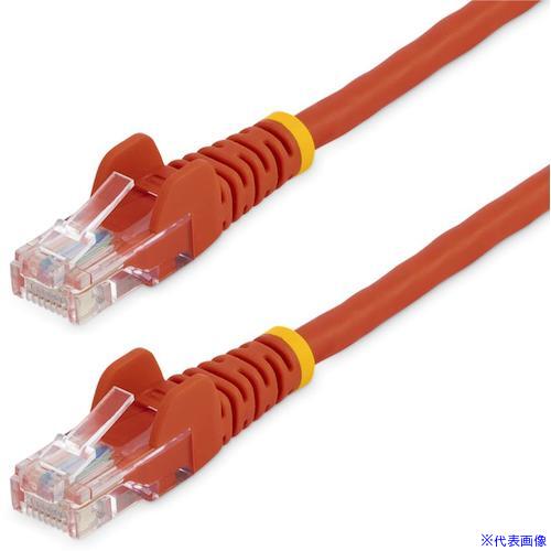 オレンジブック トラスコ中山　TRUSCOスターテック カテゴリ5e LANケーブル/7m/レッド/RJ45コネクター/ツメ折れ防止機構付/CAT5e 〔品番:45PAT7MRD〕[ 注番:5949229]特長●カテゴリ5e対応のイーサネットケーブルです。●ツメ折れ防止タイプです。●パワーオーバーイーサネットに対応しています。●ライフタイム保証がついています。仕様仕様2●コネクタA：RJ-45●コネクタB：RJ-45●ケーブルタイプ：ツメ折れ防止タイプ●ケーブル被覆材：ポリ塩化ビニル●ファイア定格：CM定格●導体数：4ペア UTP●ケーブル定格：カテゴリ5e - 350 MHz●ケーブル長さ：7 m●ワイヤゲージ：24 AWG●心線の構造：より線材質/仕上セット内容/付属品注意原産国（名称）中国JANコード本体質量248gオレンジブック トラスコ中山　TRUSCOスターテック カテゴリ5e LANケーブル/7m/レッド/RJ45コネクター/ツメ折れ防止機構付/CAT5e 〔品番:45PAT7MRD〕[注番:5949229][本体質量：248g]《包装時基本サイズ：330×255×20》〔包装時質量：264g〕分類》電子機器》電設配線部品》LANケーブル☆納期情報：オレンジブック掲載以外でメーカー直送品（送料元払い）【法人限定＝会社名ご記入お願い致します。】※北海道・沖縄・離島は運賃別途商品も含む