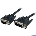 ■スターテック ディスプレイ変換ケーブル/DVI-A - VGA(ミニD-Sub)/3m/モニターケーブル/ビデオコンバーター DVIVGAMM3M(59492...