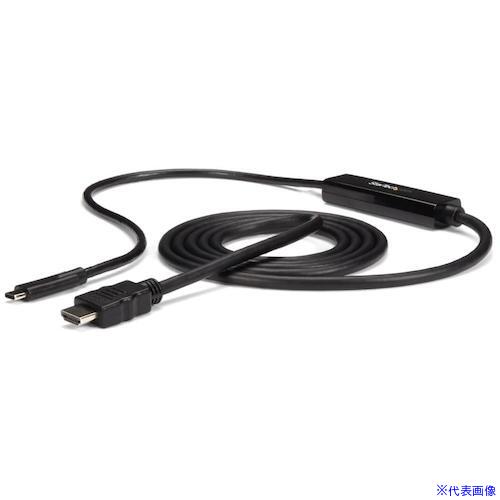 ■スターテック ディスプレイ変換ケーブル/USB-C - HDMI/1m/4K30Hz/ブラック/ビデオ コンバーター CDP2HDMM1MB(5976345)[法人・事業所限定][外直送元]