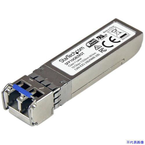 オレンジブック トラスコ中山　TRUSCOStarTech SFP+モジュール/MSA対応アンコード/10GBASE−ZR準拠/光トランシーバー/1550nm/DDM 〔品番:SFP10GBZRST〕[ 注番:5976420]特長●MSA準拠製品スイッチ／ルーターで使用可能です。●安定した10GbE接続機能を提供します。●アンコードモジュールを受け付けるスイッチモデル（Ubiquiti、D-Link、Netgear、Supermicro、TP-Linkなど）にも対応します。●モジュール本体にStarTech.comライフタイム保証が適用されます。仕様仕様2●ローカルユニットコネクタ：光ファイバ LC 2芯●互換ブランド：MSA 準拠●WDM：なし●対応規格：IEEE 802.3ae 10GBASE-ZR●DDM：あり●光ファイバタイプ：シングル モード●ファイバ動作モード：全二重（フルデュプレックス）●最大データ転送速度：10 Gbps●最大伝送距離：80 km●波長：1550nm材質/仕上セット内容/付属品注意原産国（名称）中国JANコード本体質量24gオレンジブック トラスコ中山　TRUSCOStarTech SFP+モジュール/MSA対応アンコード/10GBASE−ZR準拠/光トランシーバー/1550nm/DDM 〔品番:SFP10GBZRST〕[注番:5976420][本体質量：24g]《包装時基本サイズ：115×90×90》〔包装時質量：54g〕分類》電子機器》電設配線部品》光ファイバーケーブル資材☆納期情報：オレンジブック掲載以外でメーカー直送品（送料元払い）【法人限定＝会社名ご記入お願い致します。】※北海道・沖縄・離島は運賃別途商品も含む