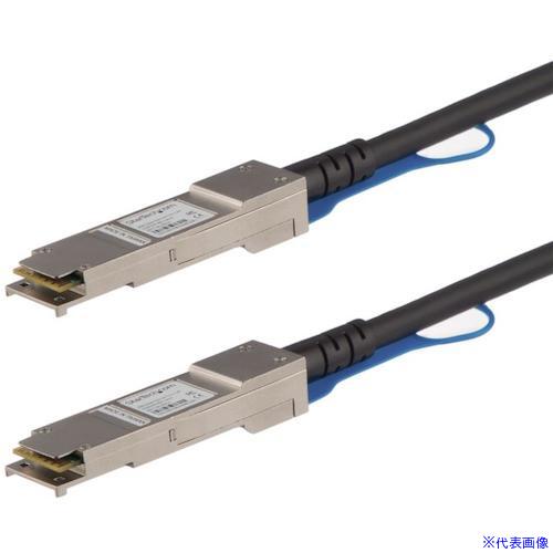 ■StarTech DAC Twinaxケーブル/1m/MSA対応アンコード/40Gbps/銅線ダイレクトアタッチケーブル QSFP40GP..
