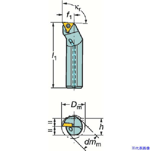 オレンジブック トラスコ中山　TRUSCOSANDVIK コロターン107 ポジチップ用ボーリングバイト(210) 〔品番:A08HSTFCL06R〕[ 注番:6013490]特長●低切削抵抗の内径ボーリングバイトです。●内部クーラントにより、チップ寿命の延長と良好な切りくず処理が可能です。●高い工具剛性により、突出しの長い加工でも安定した加工が可能です。●イージーフィックススリーブにより、正確で素早い芯高調整が可能です。用途●内径旋削加工に。仕様●ゲージチップ：TCMT 06 T1 02●切り込み角：91●f1：5.9●l1：100●DMM：8●Dm_min：11●最大突出量：4×dmm●チップ締め付けトルク：0.6仕様2●サンドビック　コロターン107　ポジチップ用ボーリングバイト材質/仕上●鋼セット内容/付属品注意原産国（名称）日本JANコード本体質量0gオレンジブック トラスコ中山　TRUSCOSANDVIK コロターン107 ポジチップ用ボーリングバイト(210) 〔品番:A08HSTFCL06R〕[注番:6013490]《包装時基本サイズ：102×26×25》〔包装時質量：60g〕分類》切削工具》旋削・フライス加工工具》刃先交換式工具☆納期情報：メーカー取り寄品（弊社より発送）