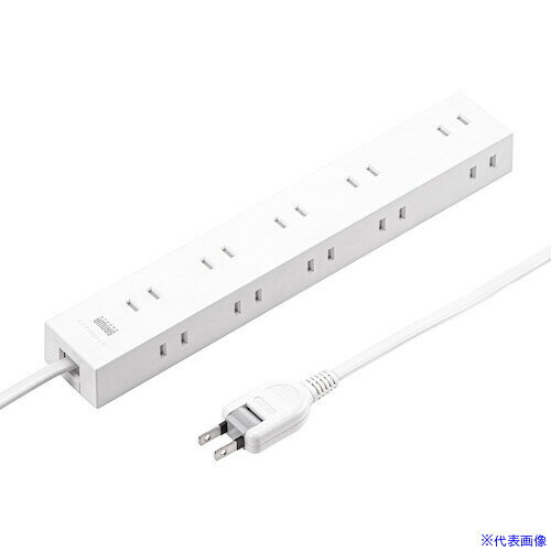 ■SANWA 電源タップ 2P 10個口 強力ネ�