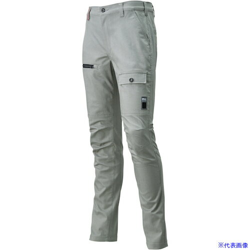 ■Atackbase カーゴパンツグレー4L 057106007(6029403)[送料別途見積り][法人・事業所限定][外直送]