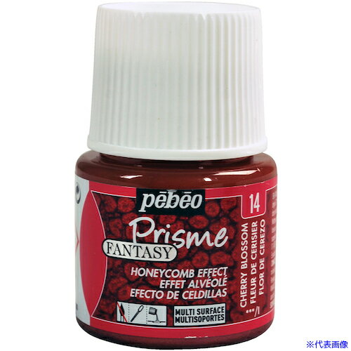 オレンジブック トラスコ中山　TRUSCOPebeo ファンタジープリズム45ml NO.14チェリーブロッサム 〔品番:166014〕[ 注番:6074487]特長●プリズムは絵具が乾燥するにつれて「ハチの巣」模様のような効果が現れる不思議な絵具です。●不透明で艶のある溶剤系絵具。●スポイトや筆を使って塗布することができます。●表面が平らで水平な素材（金属、木、陶磁器、キャンバス、ガラス、テラコッタ、鏡など）に適しています。用途●表面が平らで水平な素材（金属、木、陶磁器、キャンバス、ガラス、テラコッタ、鏡など）に適しています。仕様●色：チェリーブロッサム仕様2●蜂の巣模様ができる油性絵の具です。材質/仕上●アルキド樹脂、顔料、ミネラルスピリッツセット内容/付属品注意原産国（名称）フランスJANコード3167861660143本体質量63gオレンジブック トラスコ中山　TRUSCOPebeo ファンタジープリズム45ml NO.14チェリーブロッサム 〔品番:166014〕[注番:6074487][本体質量：63g]《包装時基本サイズ：5×5×7》〔包装時質量：63g〕分類》工事・照明用品》塗装・内装用品》塗料☆納期情報：仕入れ先通常在庫品 (欠品の場合有り)
