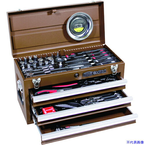 ■TONE ツールセット(チョコレート) TSAT353CH(6090381)[法人限定][外直送元]