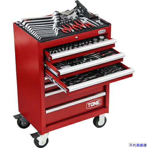 ■TONE ツールキャビネットセット(マットブラック) TCXT912BK(6090382)[法人限定][外直送元]