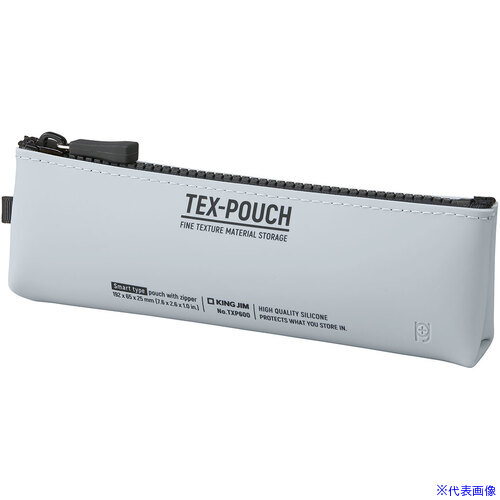 ��KING JIM ���󥰥��� �ƥ����ݡ��� ���ޡ��� TEX-POUCHSMART ���졼 TXP600GY(6092916)[�������Ӹ��Ѥ�][ˡ�͡����Ƚ�...