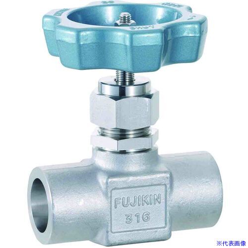 ■Fujikin SUS鋼製ニードルストップバルブUS527PBR US527PBR(6096443)[送料別途お見...
