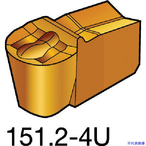 ■SANDVIK T−Max Q−カット 突切り・溝入れチップ(310) H13A N151.2300254U(H13A)(60...