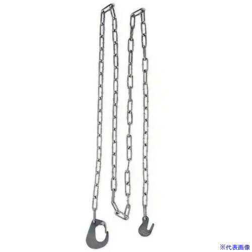 ■コンドーテック ワンタッチ足場吊りチェーン「しずか」PAT.(R) ユニクロ 5m 10本入 031A4U5(6122868)[送料別途お見積り][法人限定][外直送]