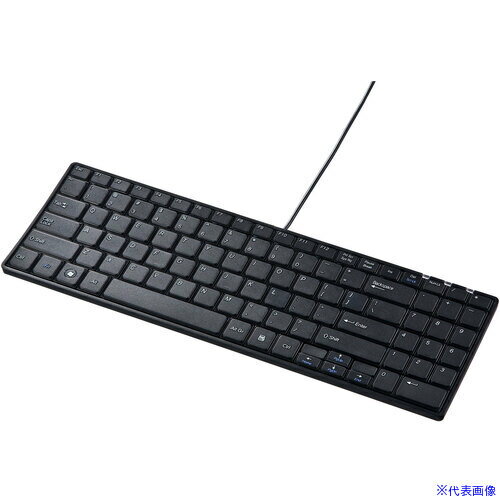 ■SANWA 英語配列USBスリムキーボード SKBE2UN(6163413)[法人限定][外直送元]