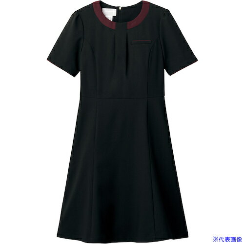 ■FOLK ワンピース 3024SC ブラック LL 3024SC9LL(6212451)[送料別途お見積り][法人限定][掲外取寄]