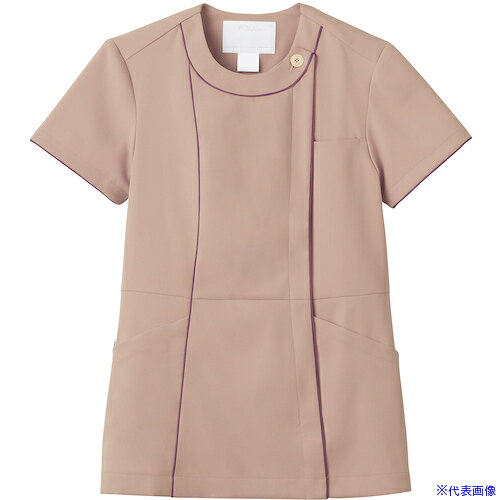 ■FOLK レディスジップスクラブ 7101SC ココア S 7101SC11S(6212465)[送料別途お見積り][法人限定][掲外取寄]