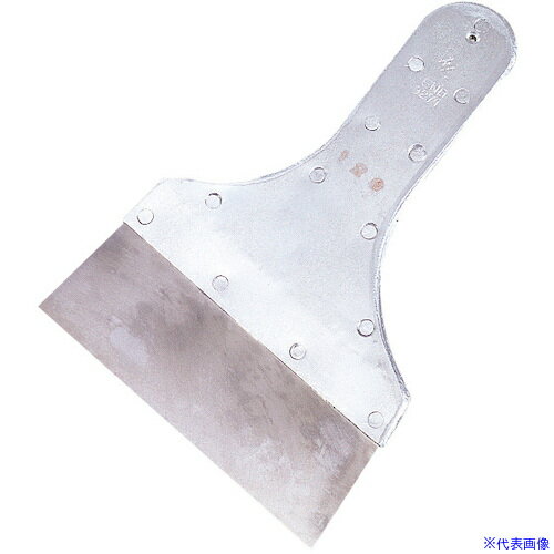 ■好川産業 マルヨシ アルミパテベラ 120ミリ YK77461(6263859)[送料別途見積り][法人・事業所限定][掲外取寄]