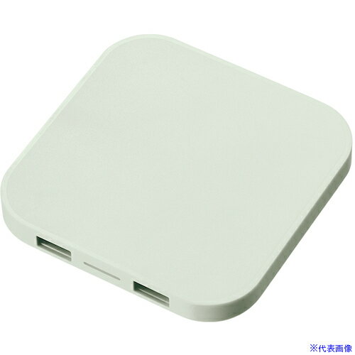 ■リンクサス ワイヤレス充電器 スクエア 5W オリーブ LXTS1630025(6300556)[送料別途お見積り][法人限定][外直送]