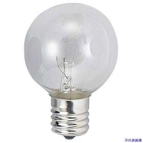 ■YAZAWA ベビーボール球5WクリアE17 G401705C(6347212)[送料別途見積り][法人・事業所限定][掲外取寄]