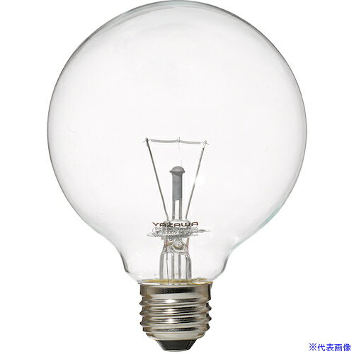 ■YAZAWA ボール電球60W形クリア GC100V57W95(6347273)[送料別途見積り][法人・事業所限定][掲外取寄]