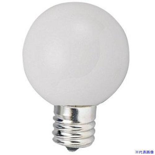 ■YAZAWA ベビーボール球5WホワイトE12 G401205W(6347284)[送料別途お見積り][法人限定][掲外取寄]