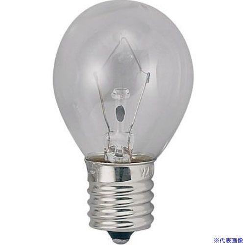 ■YAZAWA ミニランプ8Wクリア口金E17 S351708C(6347303)[送料別途お見積り][法人限定][掲外取寄]