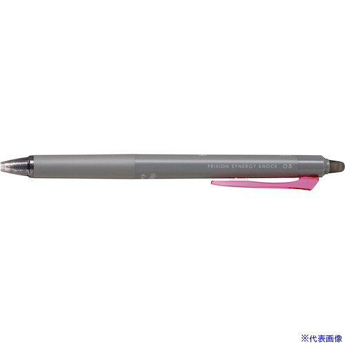 オレンジブック トラスコ中山　TRUSCOPILOT 消せるボールペン フリクションシナジーノック 0.5 ピンク 〔品番:LFSK15P〕[ 注番:6350422]特長●「なめらかな書き味」「書き出しの良さ」「強いペン先」を備えた『シナジーチップ』搭載の消せるボールペン、フリクションです。●0.5mmモデルで、特になめらかな筆記が可能です。●書いた筆跡が消去できるので図面への筆記などに適しています。用途●紙への筆記に。仕様●芯径(mm)：0.5●インク色：ピンク●替芯：LFRF-15-P●筆記線幅(mm)：0.25●キャップ式/ノック式：クリップスライドノック式●本体色：グレー●軸径(mm)：10.5●全長(mm)：142仕様2●シナジーチップ搭載材質/仕上●軸さや：樹脂+ラバーセット内容/付属品注意原産国（名称）日本JANコード4902505663390本体質量9.3gオレンジブック トラスコ中山　TRUSCOPILOT 消せるボールペン フリクションシナジーノック 0.5 ピンク 〔品番:LFSK15P〕[注番:6350422][本体質量：9.3g]《包装時基本サイズ：142×15×11》〔包装時質量：9g〕分類》オフィス・住設用品》文具・事務用品》筆記具☆納期情報：メーカー取り寄品（弊社より発送）