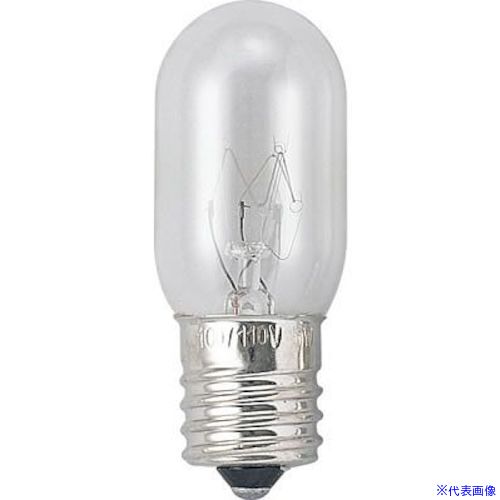 ■YAZAWA ナツメ球25Wクリア口金E17 T221725CMISINE(6429944)[送料別途見積り][法人・事業所限定][掲外..