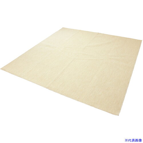 ■大島屋 タフトカーペット 4.5畳 261x261cm アイボリー 33645(6513155)[送料別途お見積り][法人限定][外直送]