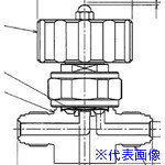 ■Fujikin SUS鋼製ダイレクトダイヤフラムバルブ_1MPa_FUND−71G FUND71G6.35V(65415...