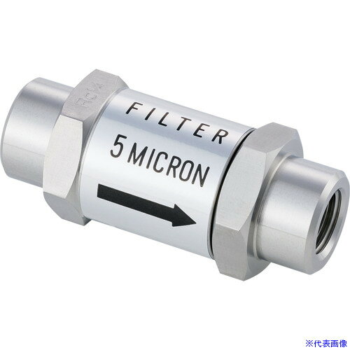 ■Fujikin ステンレス製ラインフィルター FUFL115C0.1(6543003)[送料別途お見積り][...